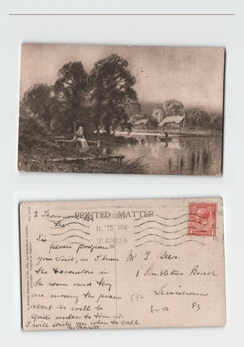 Postcard rural river - -,