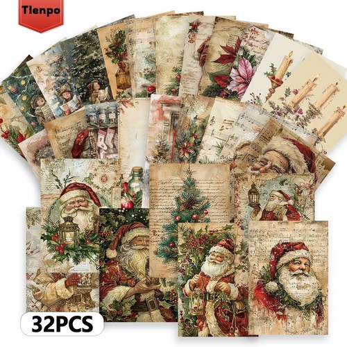 32pcs vintage christmas - 32pcs,