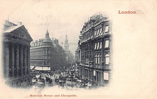 Postcard london mansion - -,