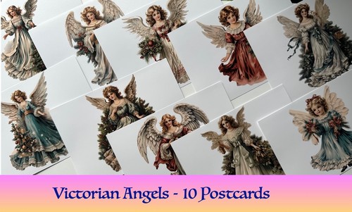 Victorian angels postcards - angels,