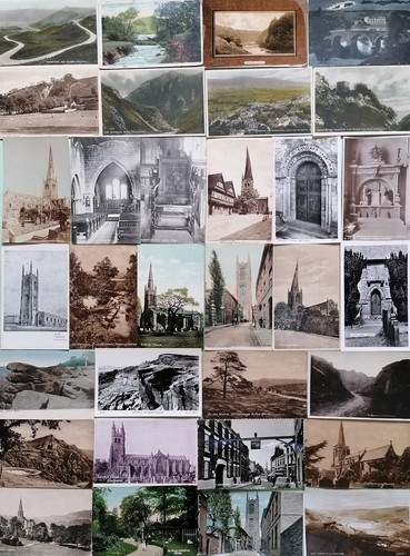 Topographical postcards - postcards,