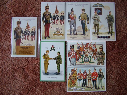 Postcards regimental set 2 - ,