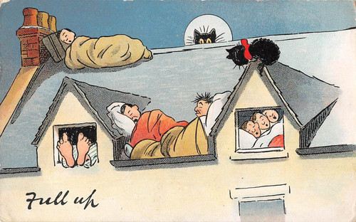 Postcard comic holiday - postcard,
