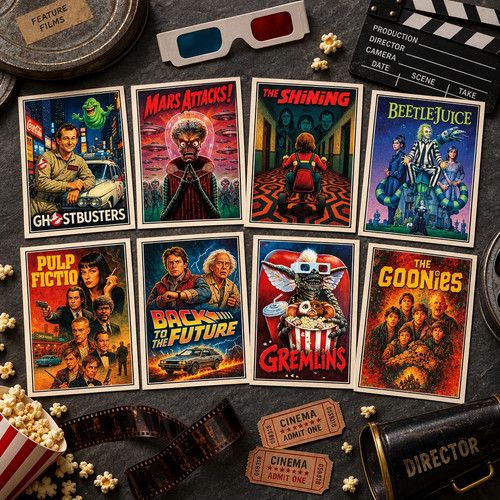 Vintage film poster postcards - vintage,