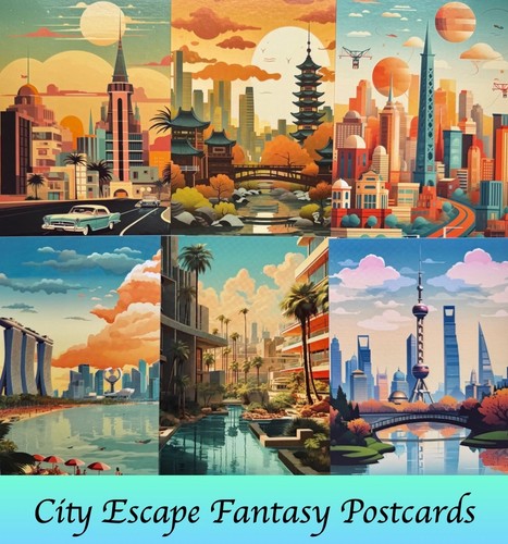 Holiday escape fantasy - holiday, city