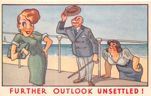 Mixed old comic postcard - mixed,