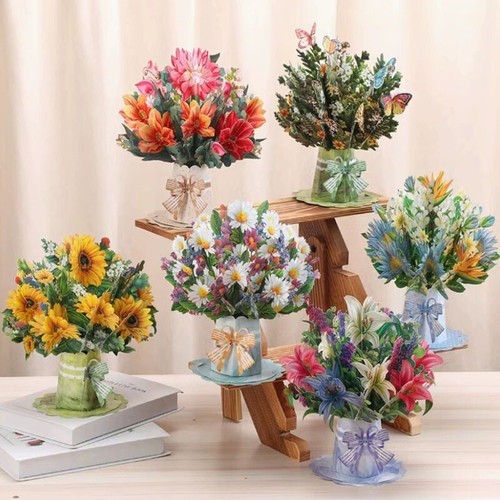 Pop flower greeting - flower,