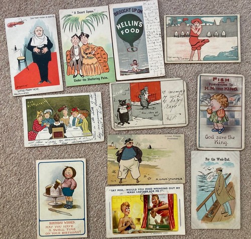 Vintage humour postcards - 11,