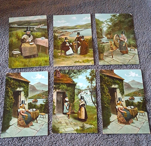 Vintage postcards - vintage,