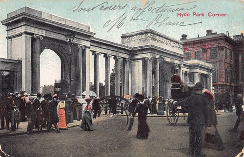 Postcard london hyde park - postcard,
