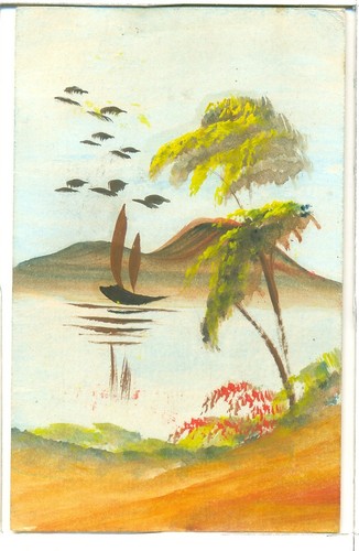 Unposted vintage postcard - unposted,