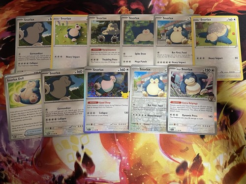 Snorlax pokemon card - (11),