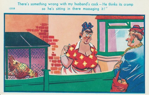Vintage saucy seaside - vintage,