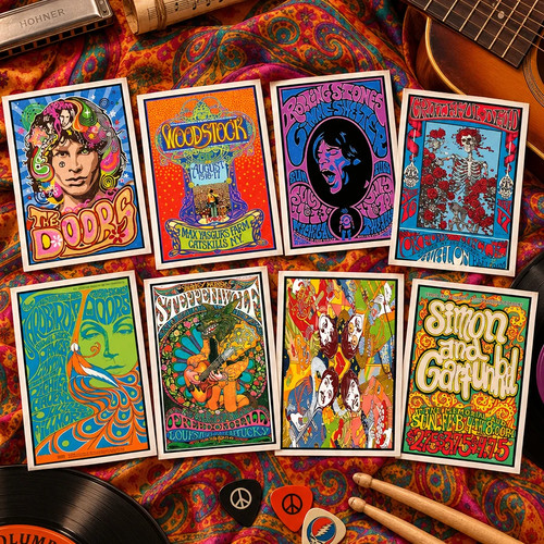 Postcard pack vintage - pack, 8