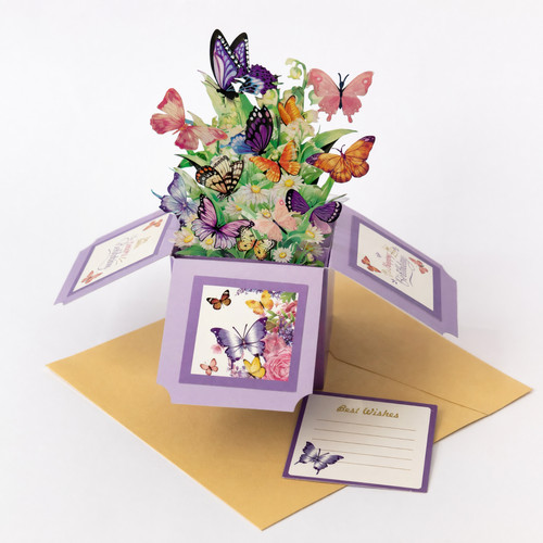Birthday greeting card pop - 3d,