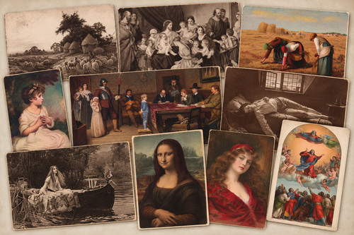 Vintage art postcards artists - vintage,