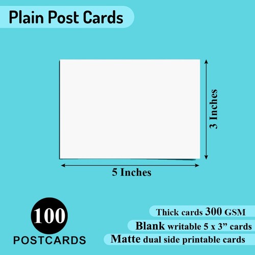 Blank postcards pack 100 - of,