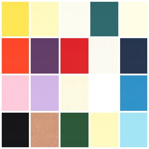Coloured blank post cards - a6,