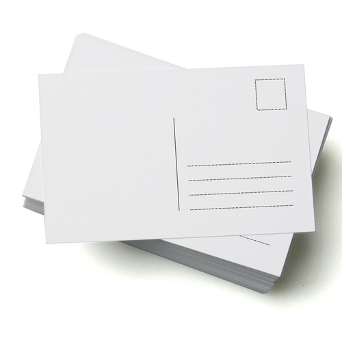 Blank postcards 350gsm - blank,