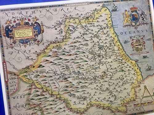 Large postcard map - large, "map